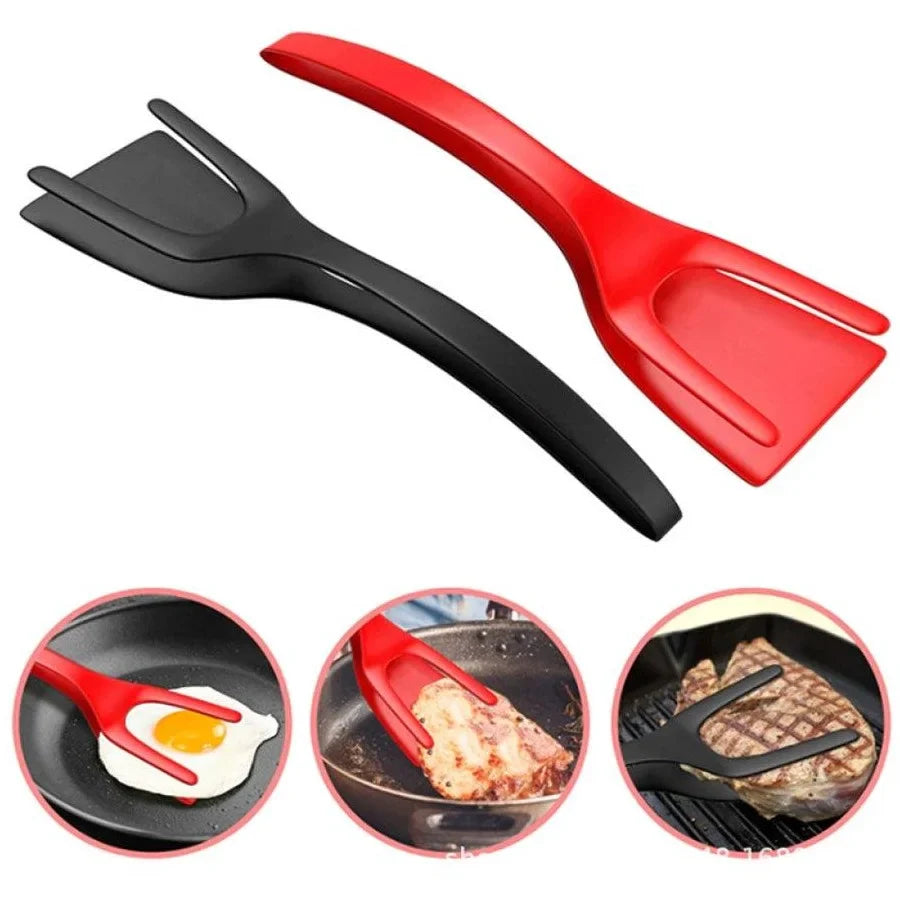 Non Stick Grip & Flip Frying Pan Spatula