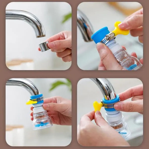 360 Degree Water Tap Rotating Shower