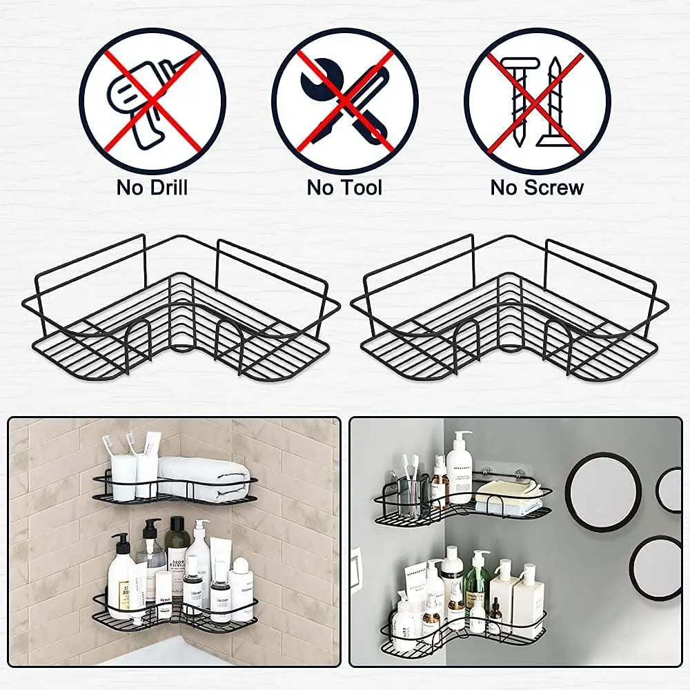 Multipurpose Kitchen/Bathroom Corner Shelf