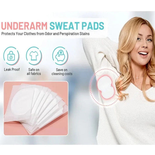 Unisex Underarm Sweat Pads - Pack of 2