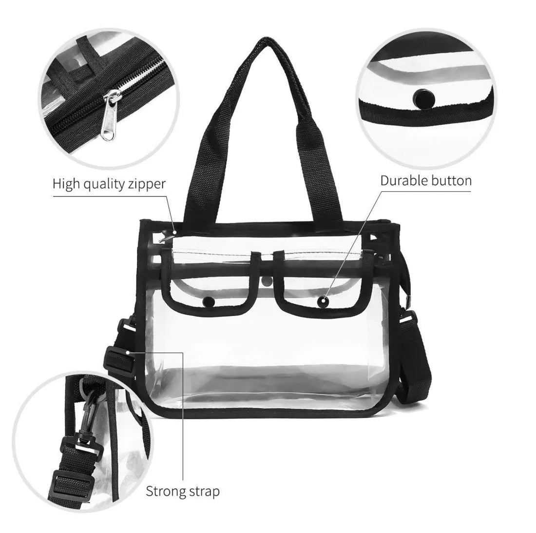 Transparent Travel Cosmetic Pouch
