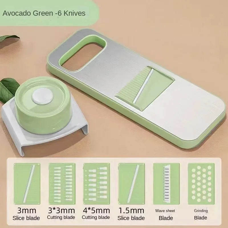5-in-1 Stainless Steel Vegetable Slicer