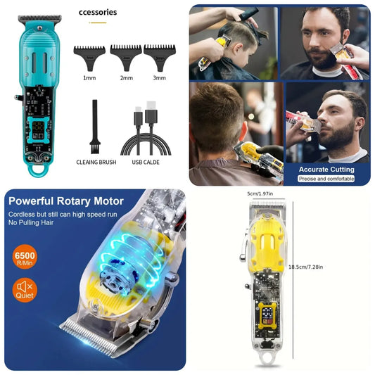 Professional Transparent LCD Digital Trimmer (Model FR- D - 8268)
