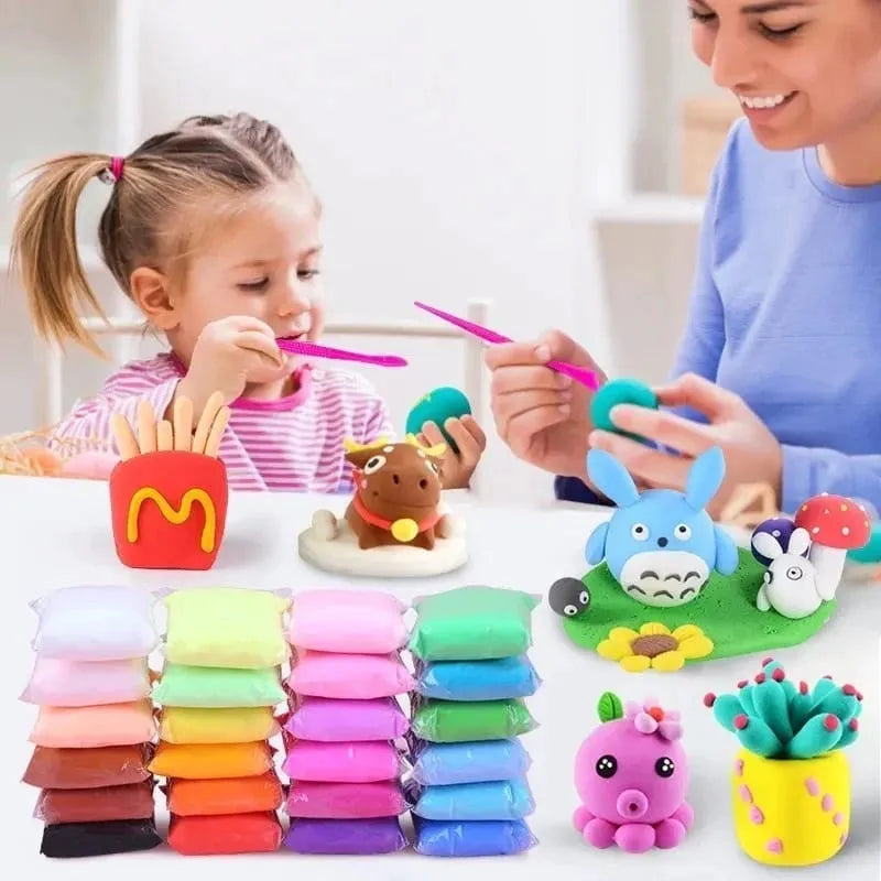 Multi - Purpose Pack of 12 Super Clay Mix Colours