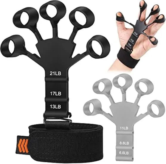 Finger Gripper Flex Resistant Levels Hand Grip Strengthener