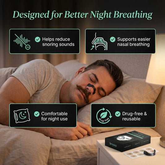 Magnetic Nasal Dilator - Anti Snoring Kit 4 Sizes
