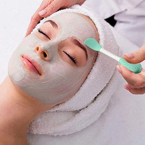 Double Ended Silicone Face Mask Brush