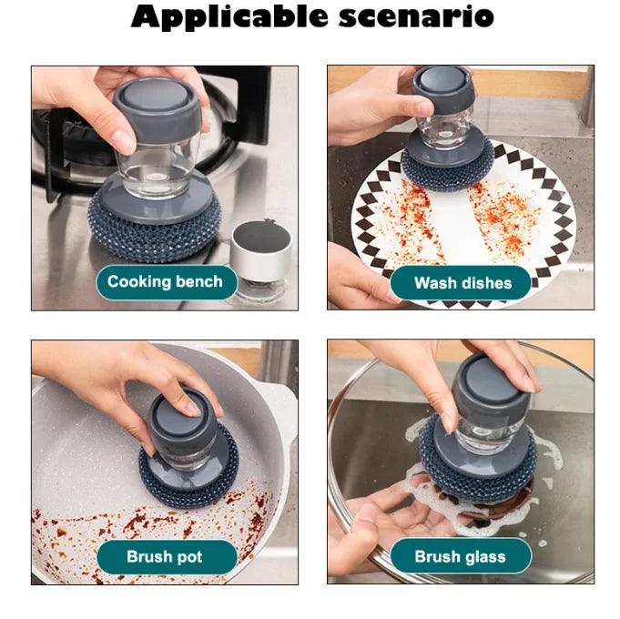 Automatic Liquid Filling Soap Brush