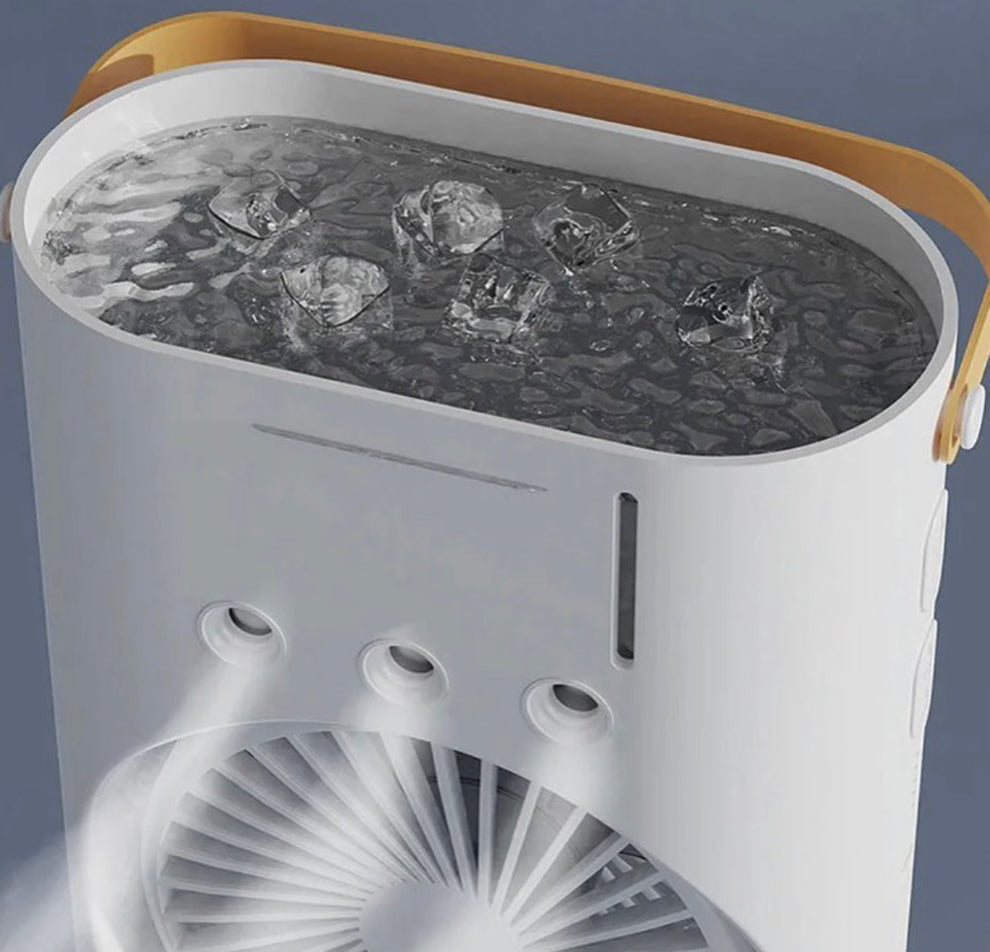 Rotating Spray Fan with Lightening Effects