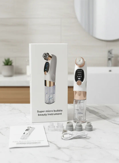 Super Micro Bubble Facial Cleansing Device & Blackhead Remover
