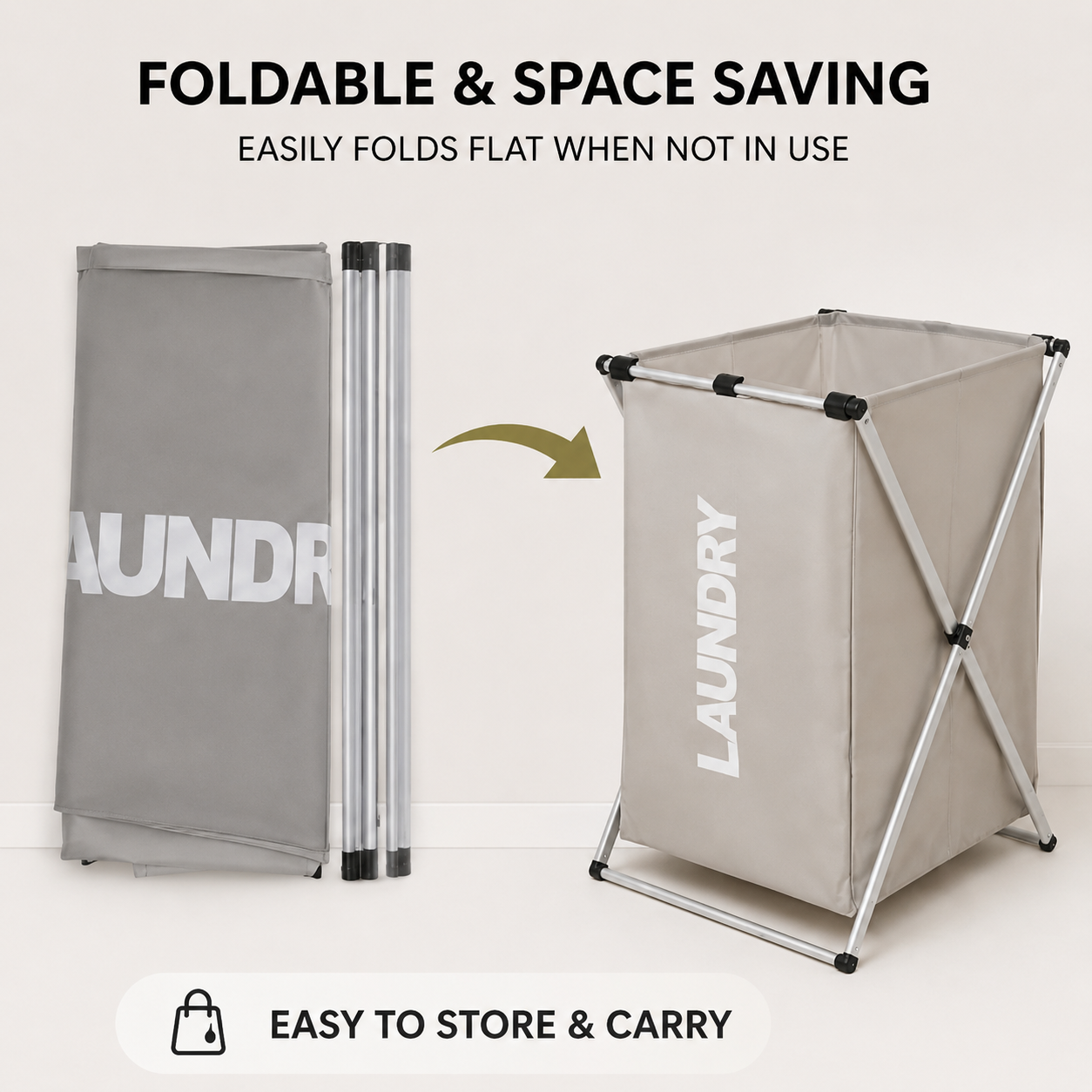 Foldable Dirty Clothes Storage Laundry Hamper
