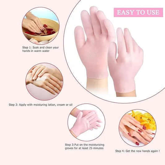 Silicone Moisturizing Gel Gloves Premium Quality