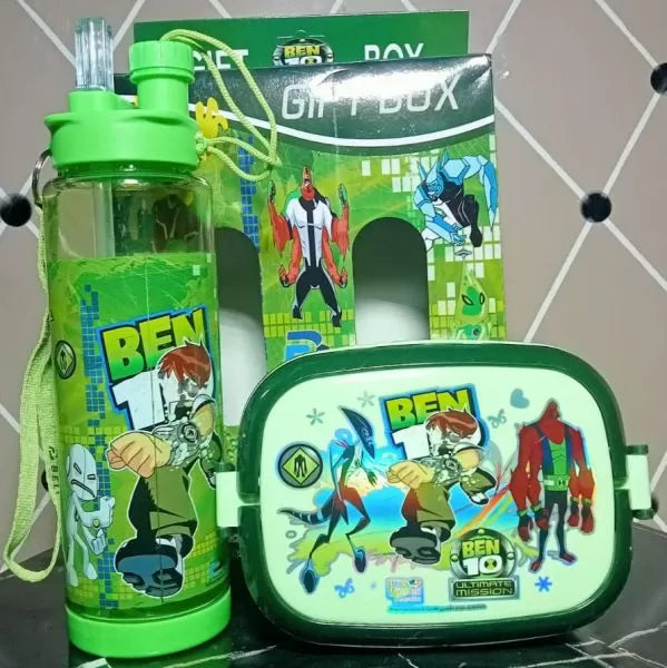 Kids' 2-in-1 Water Bottle and Lunch Box Gift Set