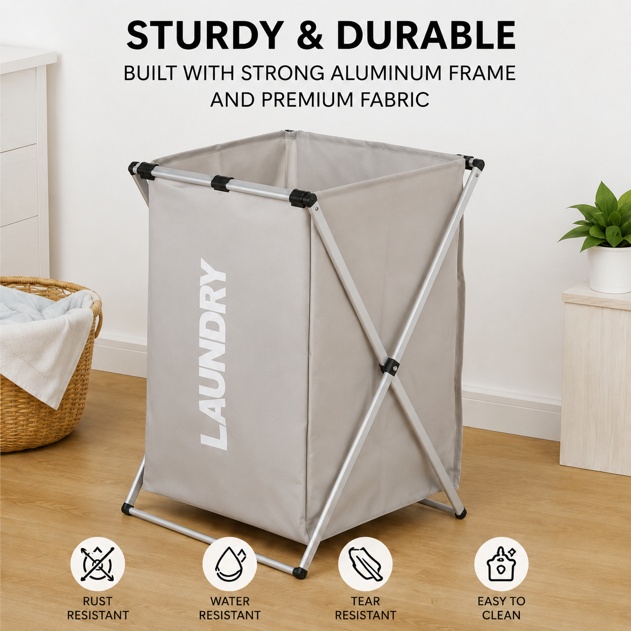Foldable Dirty Clothes Storage Laundry Hamper