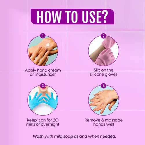 Silicone Moisturizing Gel Gloves Premium Quality