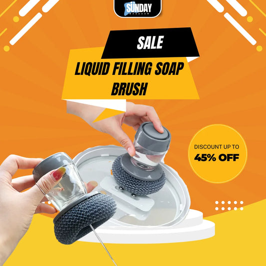 Automatic Liquid Filling Soap Brush
