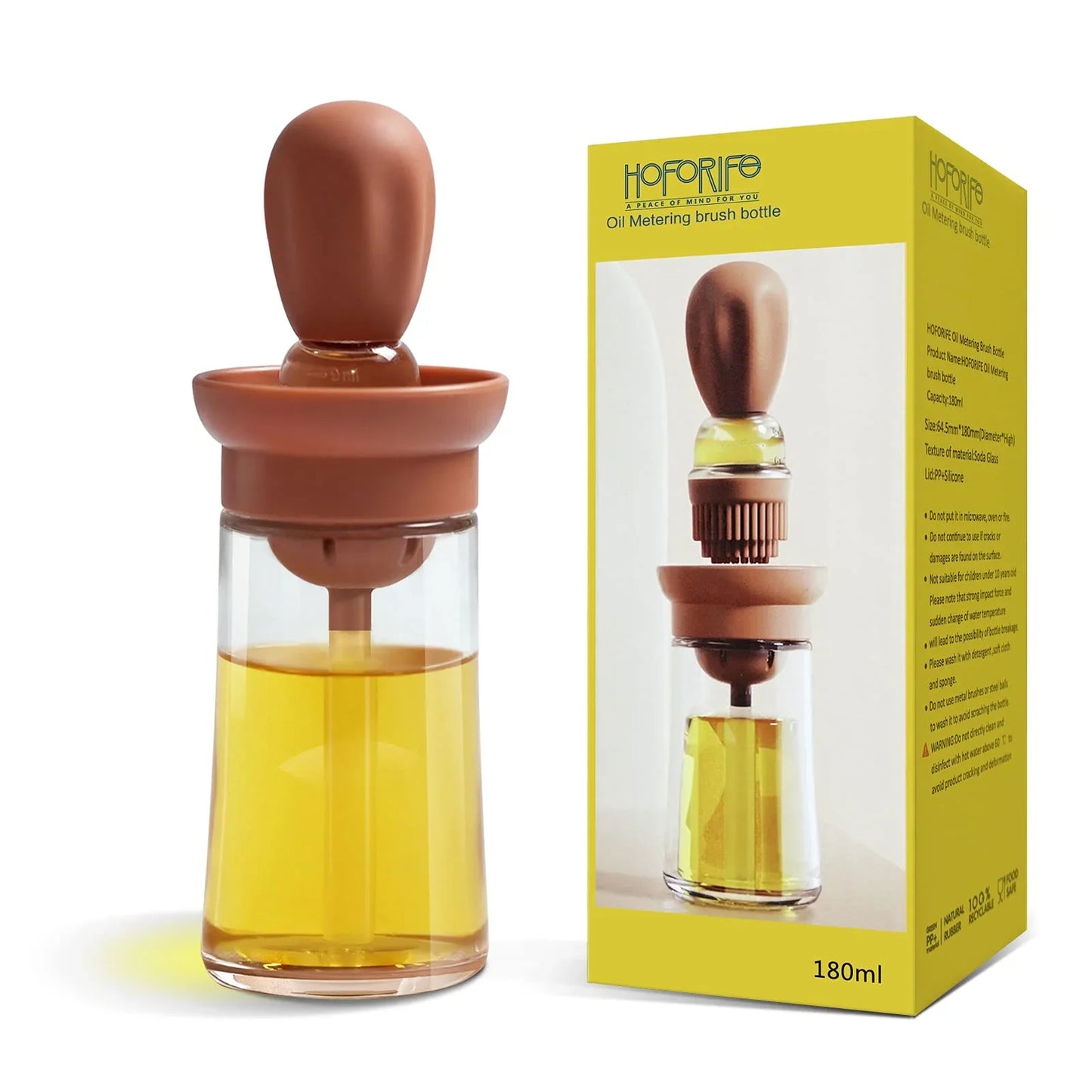 2 in 1 Oil Brush & Dispenser