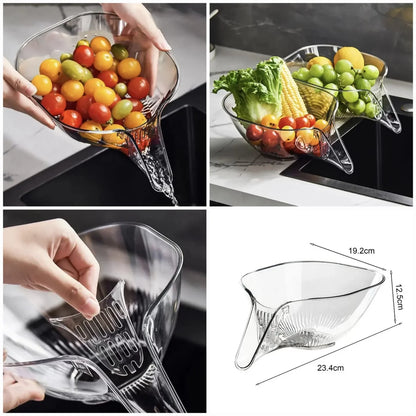 Kitchen Acrylic Drain Basket