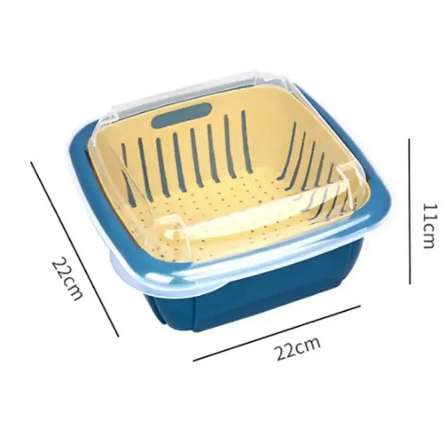 Fresh Strainer Double Drain Basket