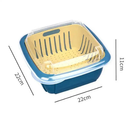 Fresh Strainer Double Drain Basket