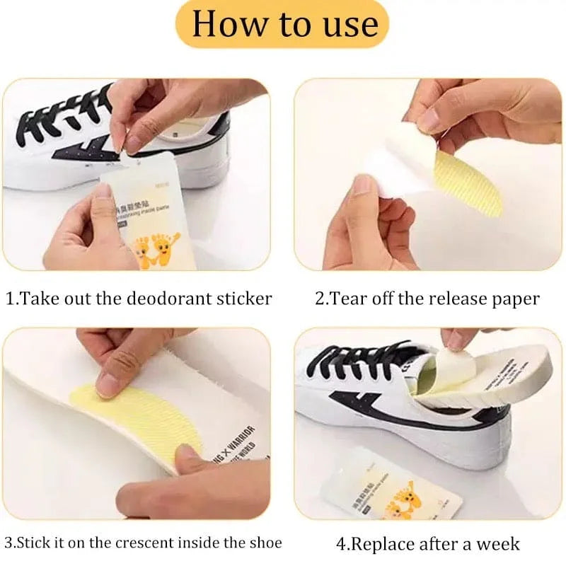 Reusable Foot Sweat Absorption Patch (Pack of 10)