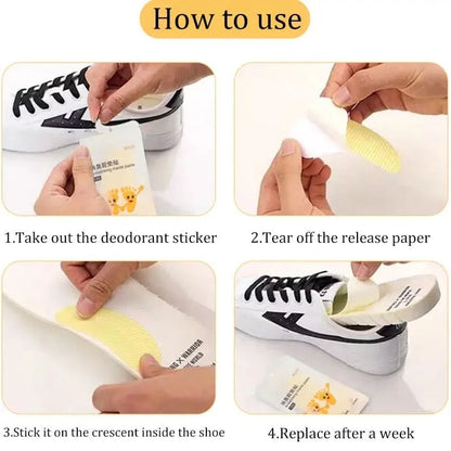 Reusable Foot Sweat Absorption Patch (Pack of 10)