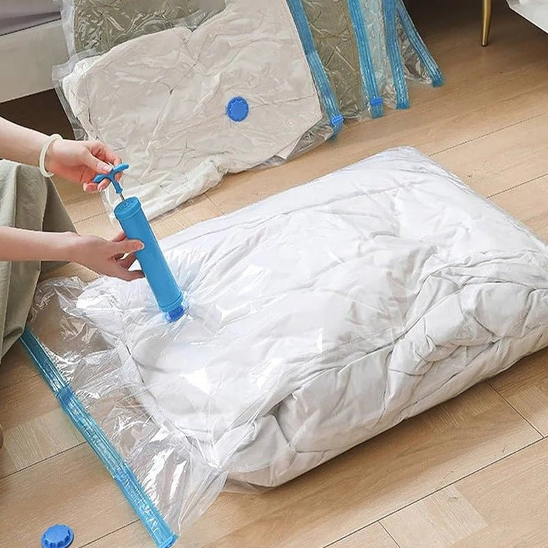 Vacuum Storage Bags with Hand Pump