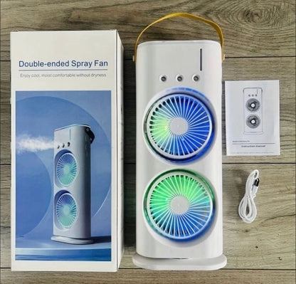 Rotating Spray Fan with Lightening Effects