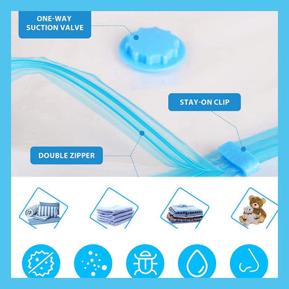 Vacuum Storage Bags with Hand Pump