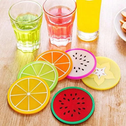 (Pack Of 4) Silicone Non-Slip Fruit Mats