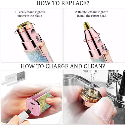 2 in 1 Facial Hair Remover