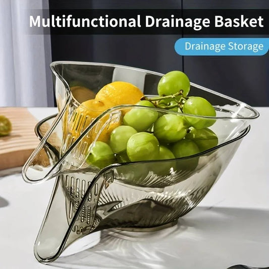 Kitchen Acrylic Drain Basket