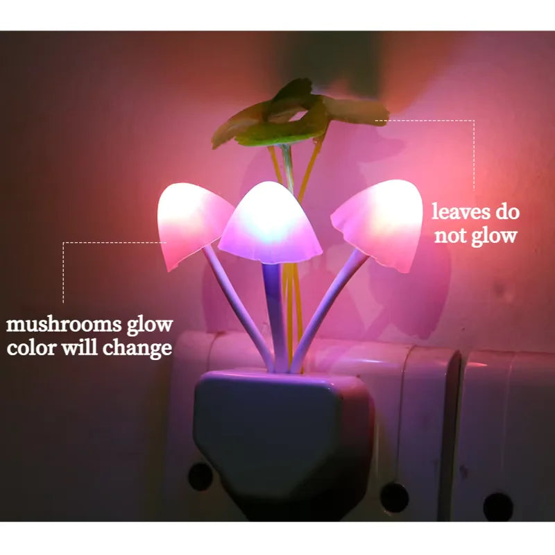 Cute LED Dimming Sensor Mushroom Light