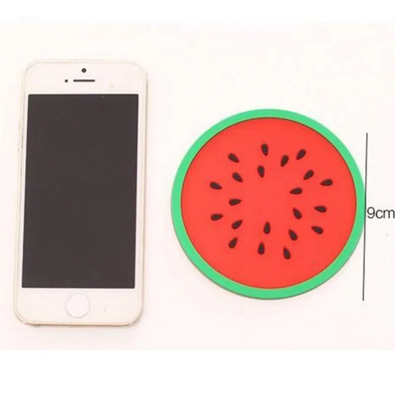 (Pack Of 4) Silicone Non-Slip Fruit Mats