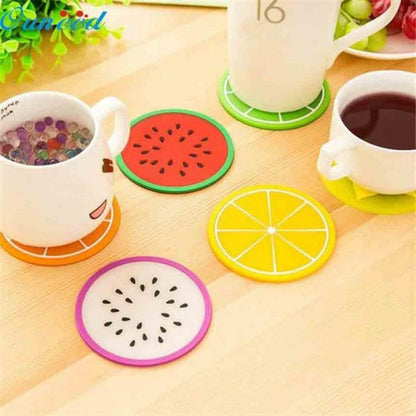 (Pack Of 4) Silicone Non-Slip Fruit Mats