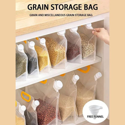 Transparent Sealant Food Storage Bags with FREE FUNNEL