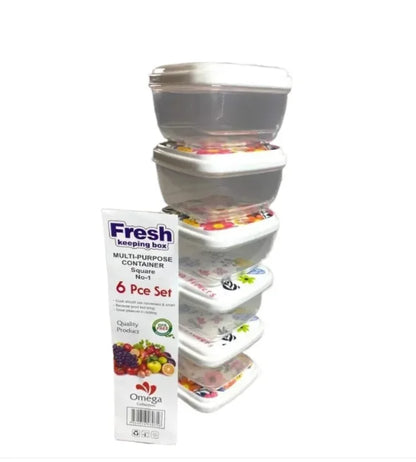 250 mL Fresh Keeping Box || 6 pcs set