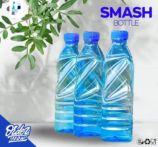 1 Liter Plastic Water Bottle (Pack of 3)