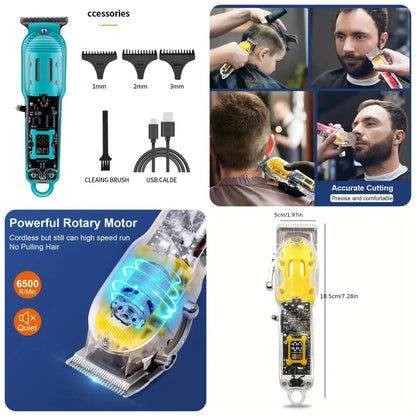 Professional Transparent LCD Digital Trimmer (Model FR- D - 8268)