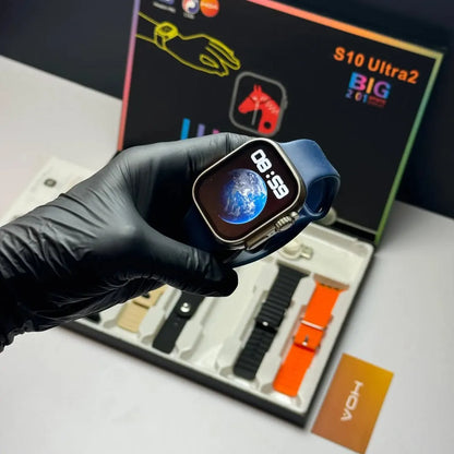 S10. 7 Watch Straps Ultra Smart Watch 2.01\IPS HD Touch Screen"