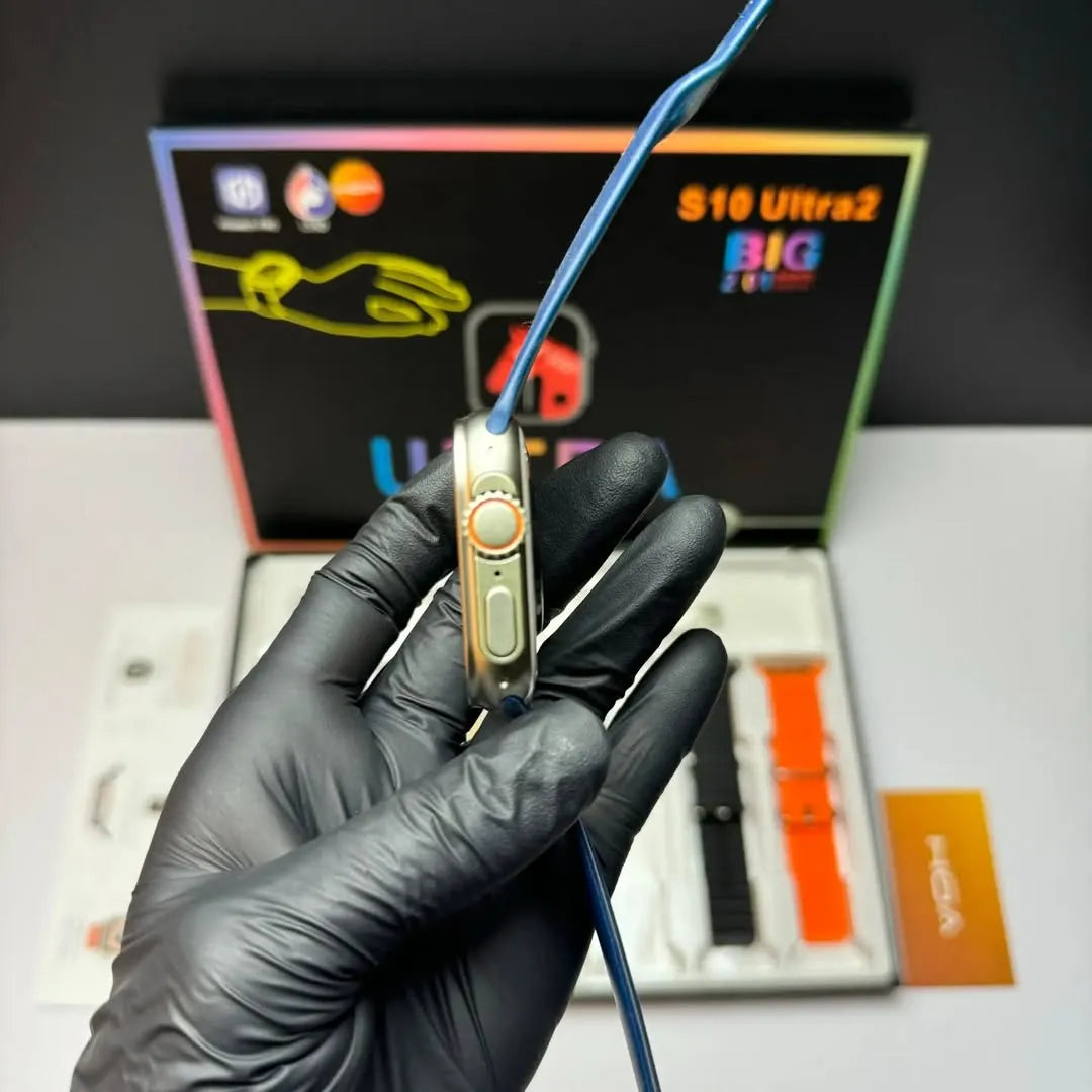 S10. 7 Watch Straps Ultra Smart Watch 2.01\IPS HD Touch Screen"