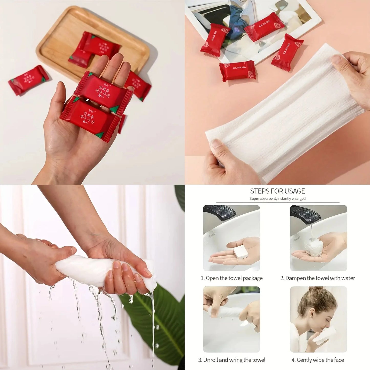 Disposable Travel Towel Compressed Face Towel