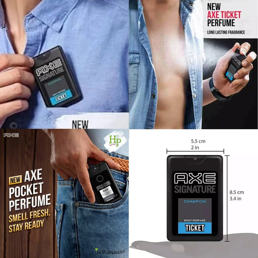 AXE Ticket Perfume, Intense, 20ML ,Unisex Spray