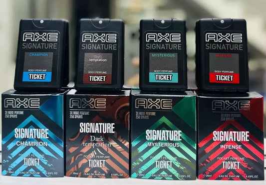 AXE Ticket Perfume, Intense, 20ML ,Unisex Spray