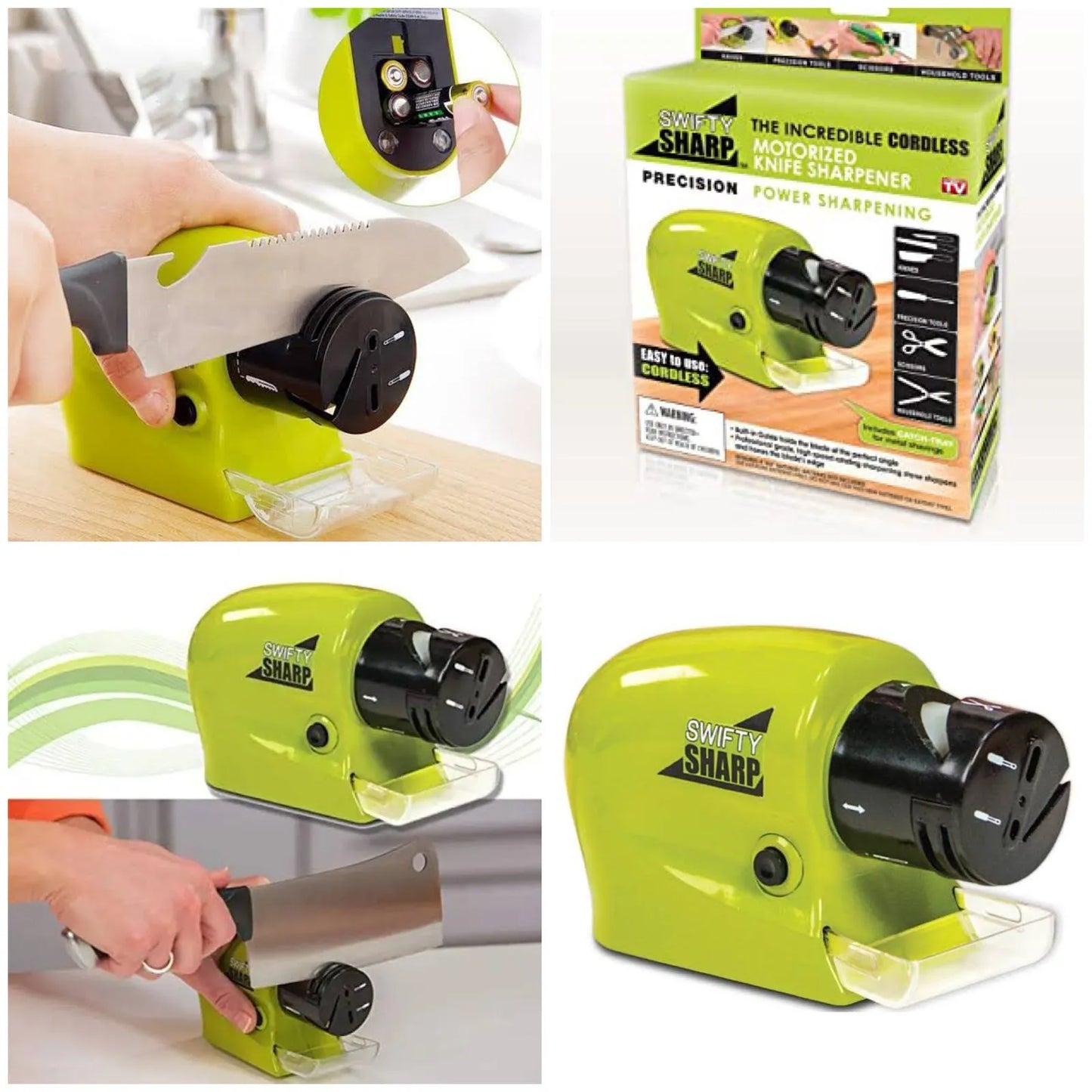 Swifty Knife Sharpener (4 IN 1 CELL OPERATED)