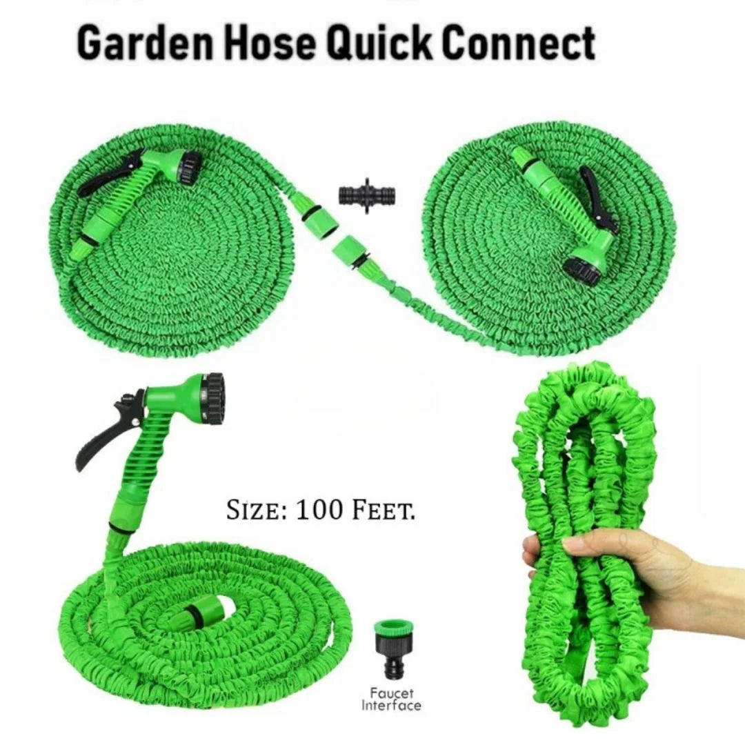 100 Ft Expandable Automatic Water Hose Pipe