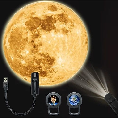 Cosmic Mini Star Projector – 6 Lenses Night Lamp