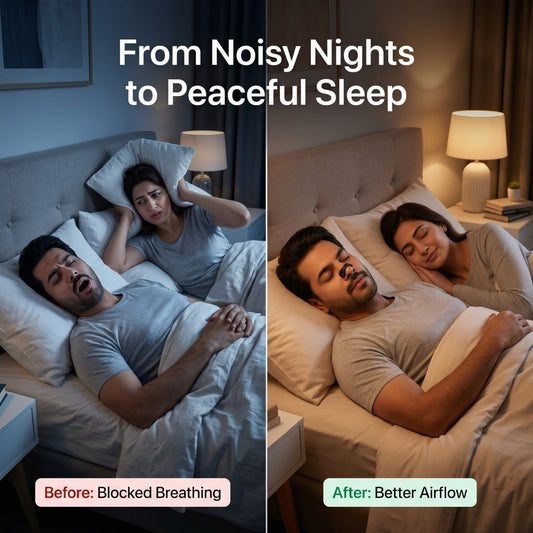Magnetic Nasal Dilator - Anti Snoring Kit 4 Sizes
