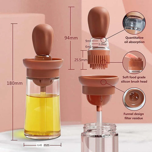 2 in 1 Oil Brush & Dispenser