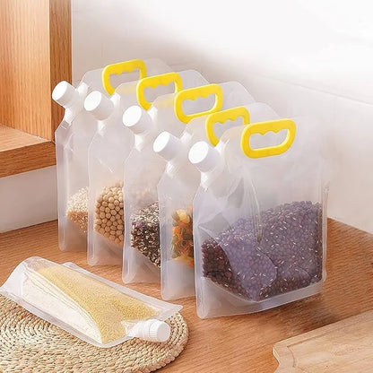 Transparent Sealant Food Storage Bags with FREE FUNNEL